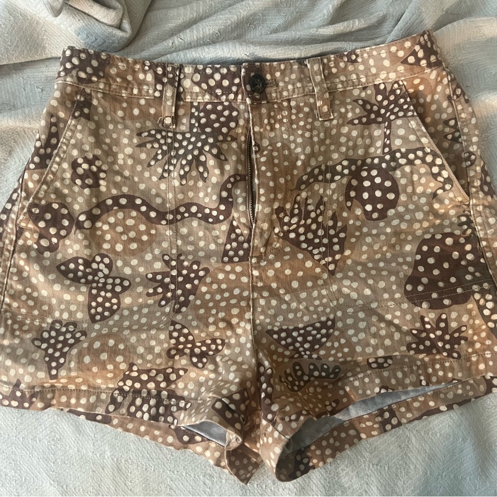 Madewell High Waist Brown Shorts